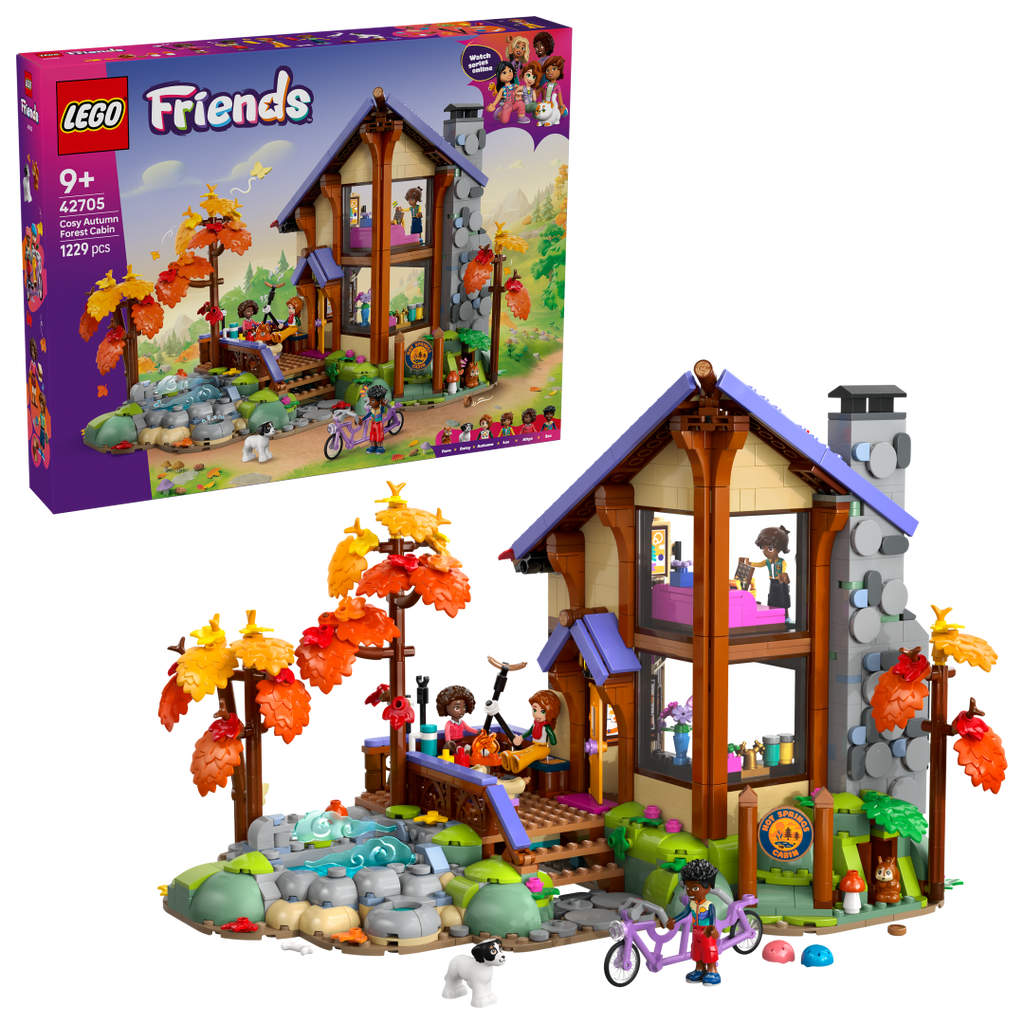 42705 | LEGO® Friends Cozy Fall Forest Cabin