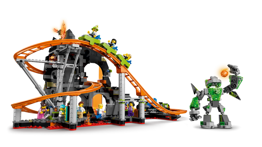 60501 | LEGO® City Lava Land Roller Coaster Park