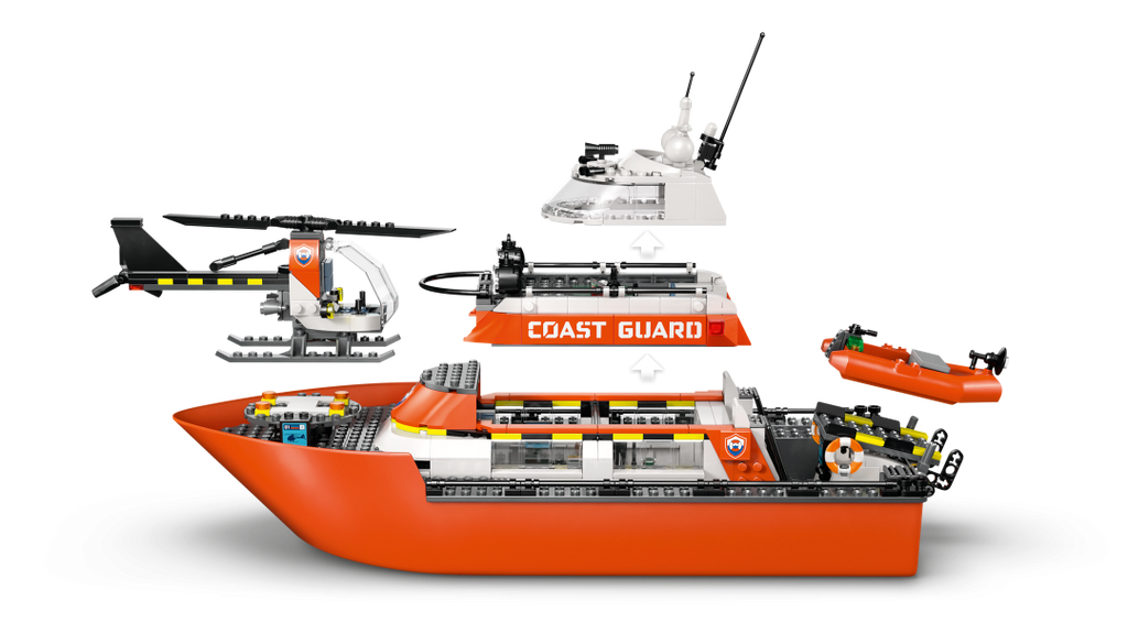 60504 | LEGO® City Coast Guard Rescue Boat & Helicopter