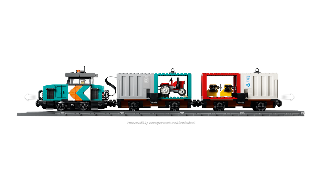 60509 | LEGO® City Harbor Freight Train with Crane & Truck