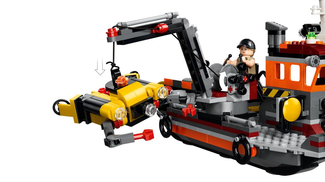 77983 | LEGO® Jurassic World™ Mosasaurus Dinosaur Boat Attack