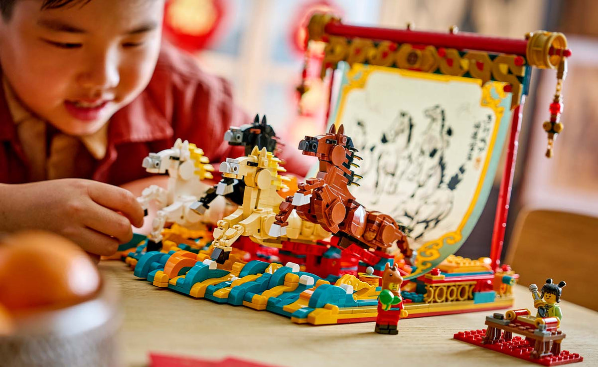 80119 | LEGO® Iconic Galloping Horses Canvas